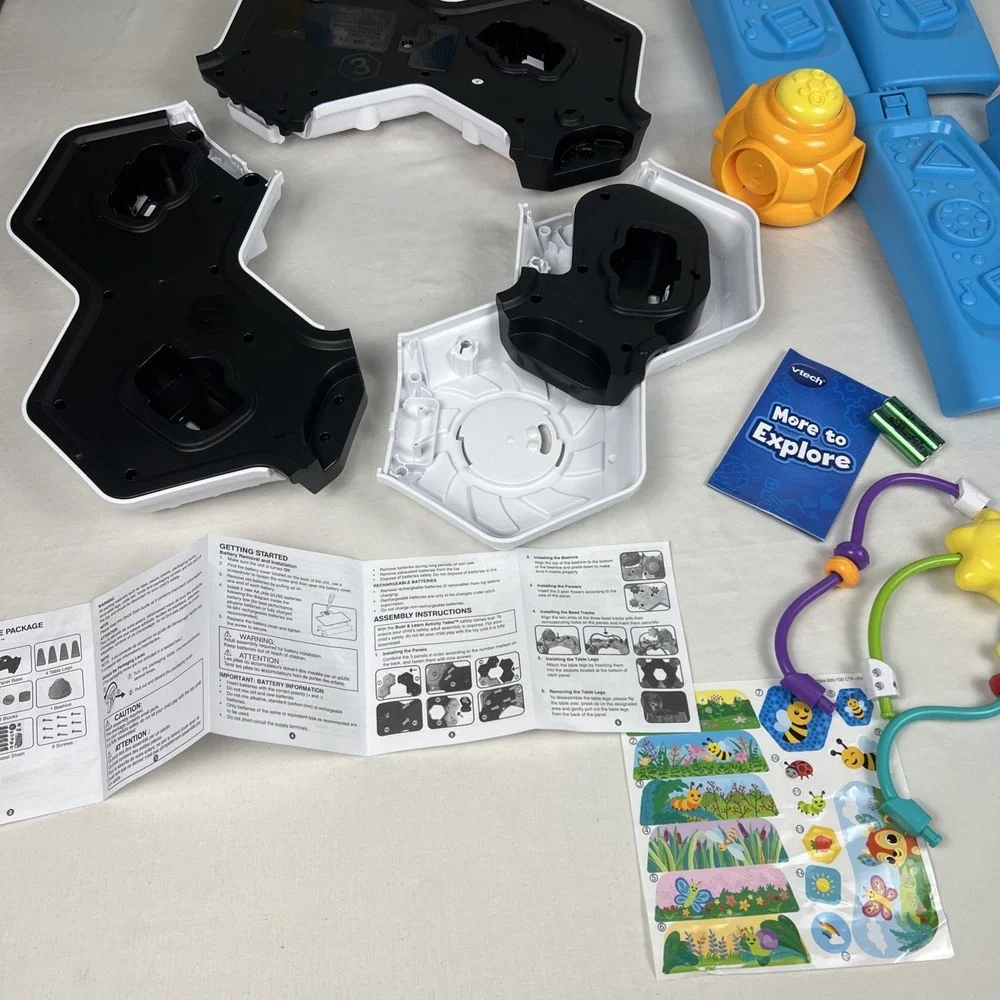 VTech Buzz and Learn Activity Table Seven Interactive Play Zones 93711767